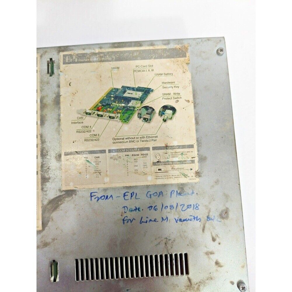 Controller Module | B&R | 5C5001.11 INDUSTRIAL CONTROL HOST 35040175140 FAST SHIP BY DHL/FEDEX