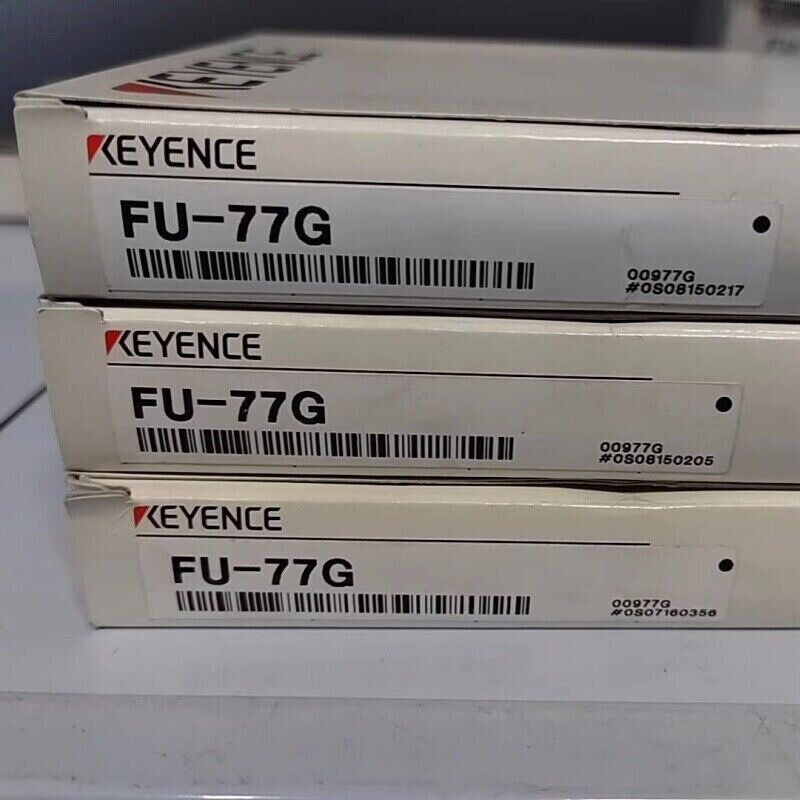 Keyence FU-77G Fiber Optic Sensor packaging, new industrial automation part.