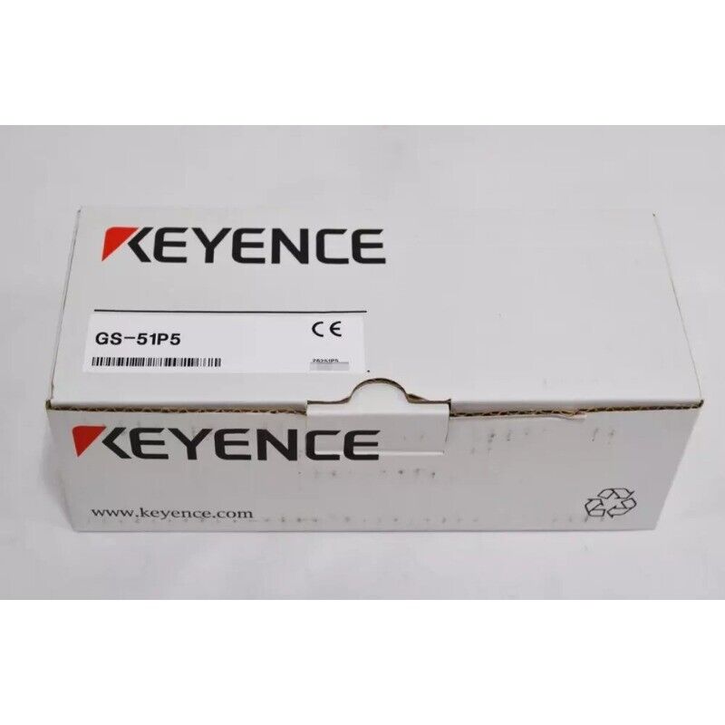 Keyence GS-51P5 safety door sensor product box, featuring the brand logo and product information.
