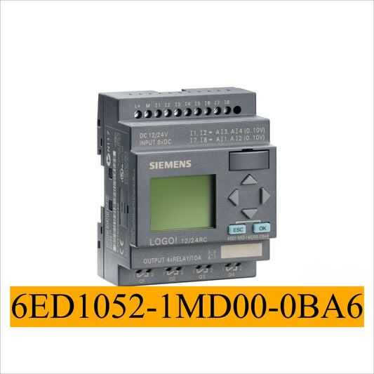 Siemens SIMATIC HMI LOGO! 12/24RC logic module 6ED1052-1MD00-0BA6, industrial automation part