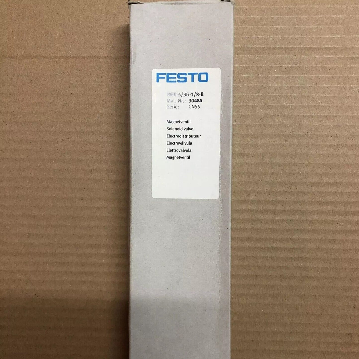 FESTO MFH-5/3G-1/8-B Solenoid Valve in box, industrial automation parts