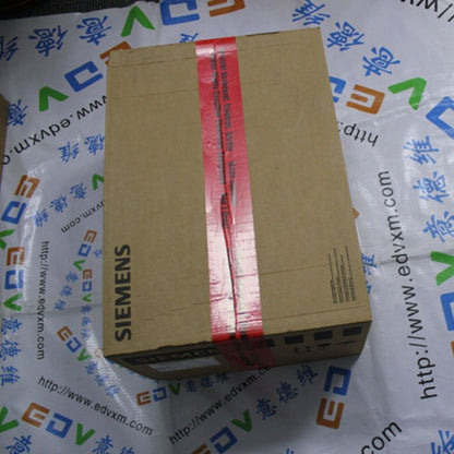 Siemens SINAMICS S120 Active Line Module box, industrial automation equipment, sealed with red tape, SIEMENS logo visible.