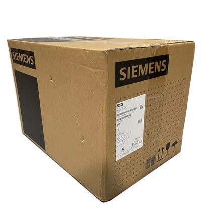 Siemens SINAMICS G120 Power Module box. Industrial automation part packaging, brown cardboard with product label.