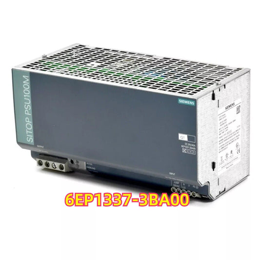 Siemens SITOP PSU100M stabilized power supply 6EP1337-3BA00, industrial automation part.