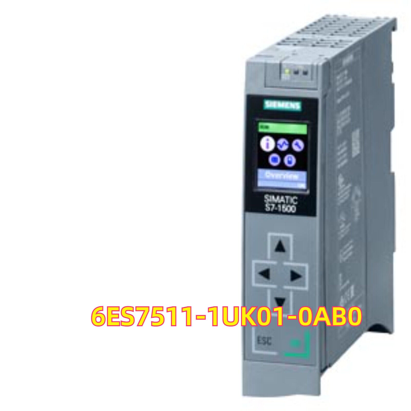Siemens S7-1500T PLC Module 6ES7 511-1UK01-0AB0, Industrial Automation Part
