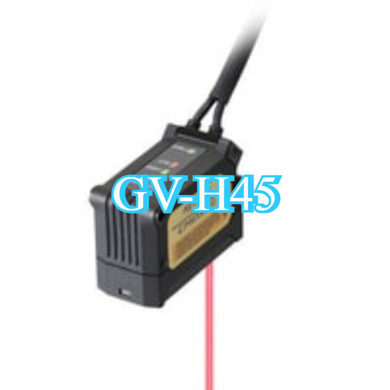 Keyence GV-H45 Digital CMOS Laser Sensor, black, with red laser beam