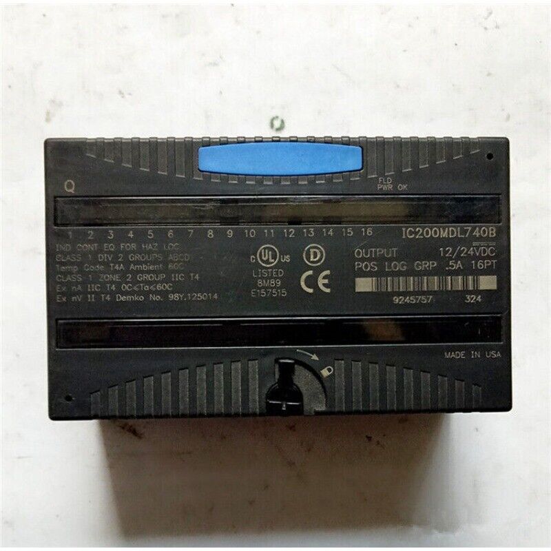 FANUC IC200MDL740B Module, 12/24VDC Output, 16PT, Industrial Automation Part