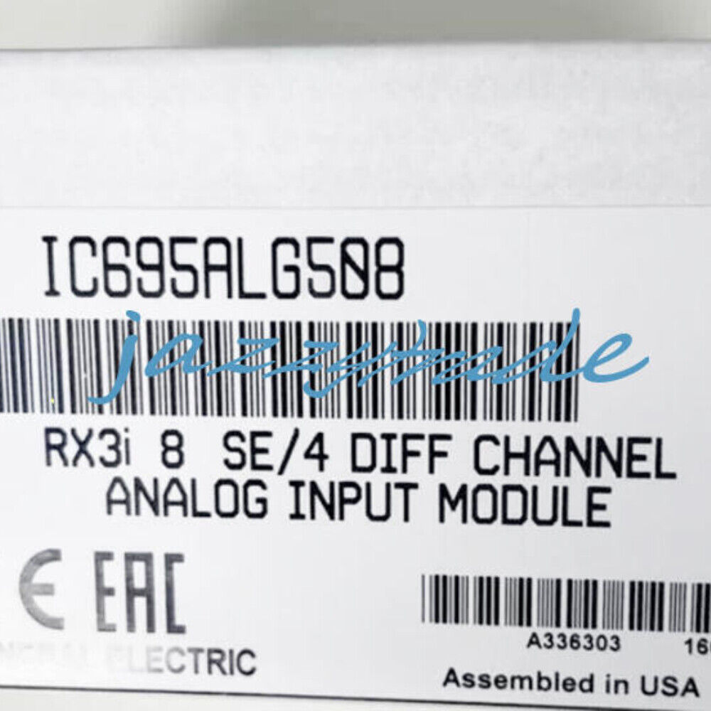FANUC IC695ALG508 isolated RTD input module, RX3i 8 SE/4 DIFF CHANNEL ANALOG INPUT MODULE, Assembled in USA