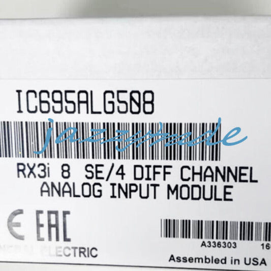 FANUC IC695ALG508 isolated RTD input module, RX3i 8 SE/4 DIFF CHANNEL ANALOG INPUT MODULE, Assembled in USA