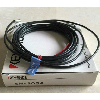 Keyence SH-303A proximity sensor with black cable and product box