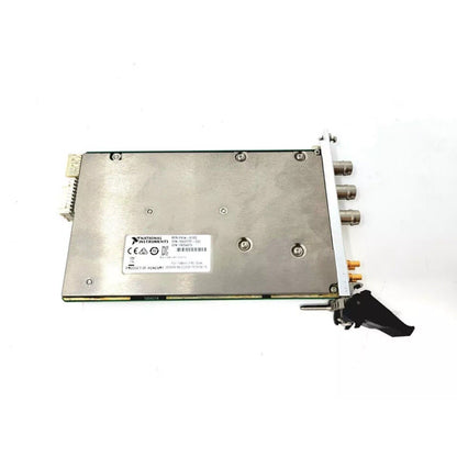 National Instruments PXIe-5160 PXI Oscilloscope Module, metallic construction, multiple connectors, product of Hungary