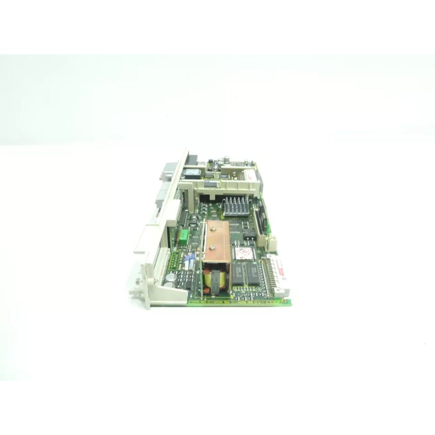 Siemens SIMODRIVE 611 PLC Module. Industrial automation component with circuit board and connectors.