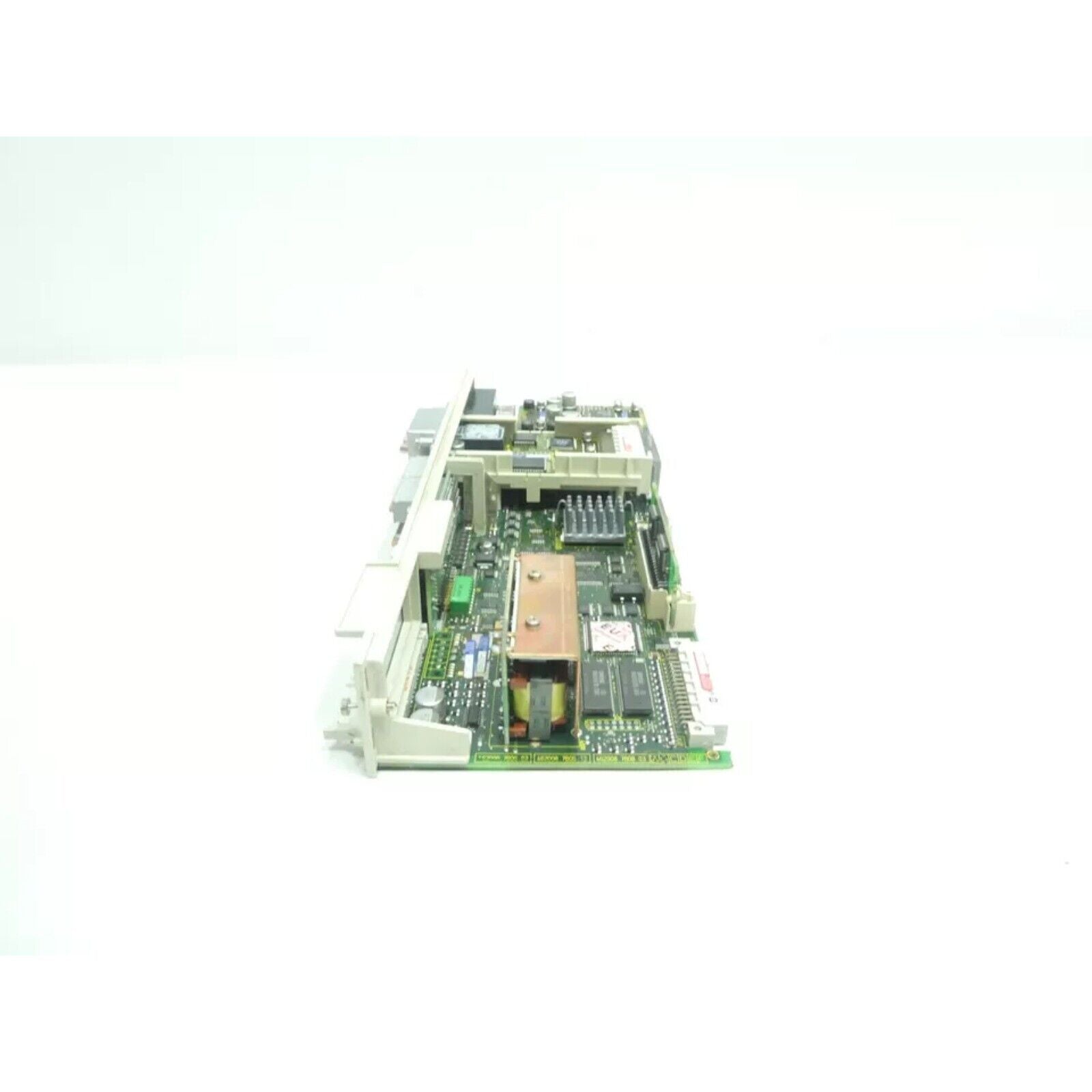 Siemens SIMODRIVE 611 PLC Module. Industrial automation component with circuit board and connectors.