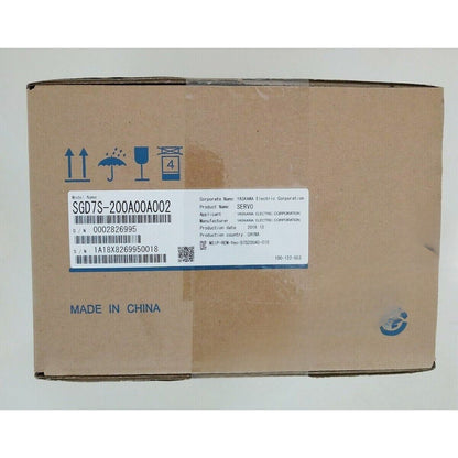 YASKAWA SGD7S-200A00A002 Servo Drive Box. New in box, Made in China, industrial automation parts.