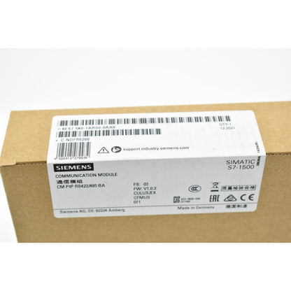 Siemens SIMATIC S7-1500 Communication Module 6ES7 540-1AB00-0AA0, Made in Germany