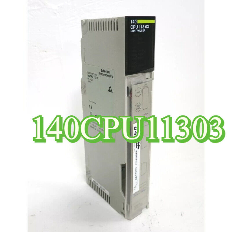 Schneider Electric Modicon Quantum 140CPU11303 CPU Controller, grey industrial module
