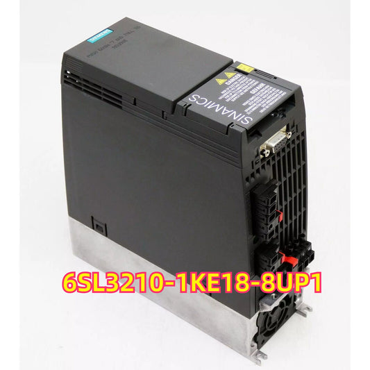 Siemens SINAMICS G120C PLC module, model 6SL3210-1KE18-8UP1, industrial automation part.