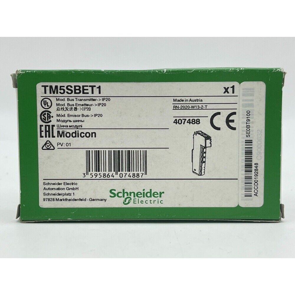 Schneider TM5SBET1 PLC Module, IP20 rated, new industrial automation part, Rapid delivery