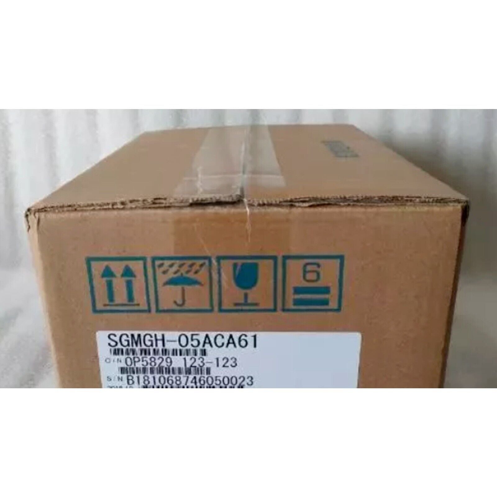 YASKAWA SGMGH-05ACA61 Servo Motor box, new product packaging for servo motor.