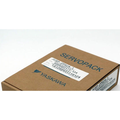 YASKAWA JUSP-OP02A-1 AC Servo Digital Operator in SERVOPACK brown cardboard box. Industrial automation part.