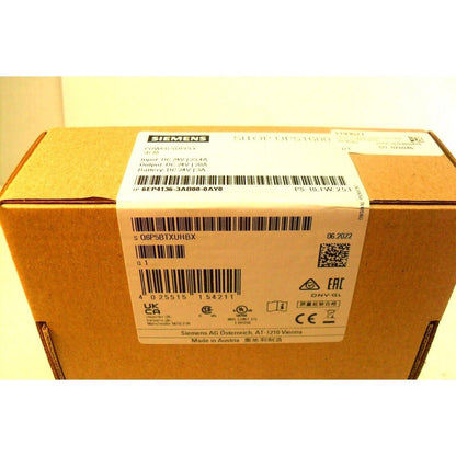 Siemens SITOP UPS1600 power supply unit in its original packaging, 24V 20A, model 6EP4136-3AB00-0AY0