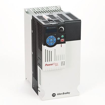Allen-Bradley PowerFlex 525 AC Drive 15HP, white and black industrial equipment