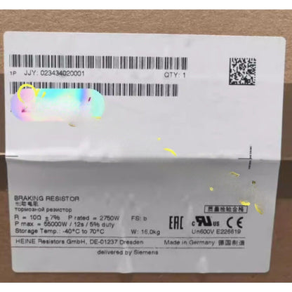 Siemens JJY:023434020001 Braking Resistor Industrial Automation Part