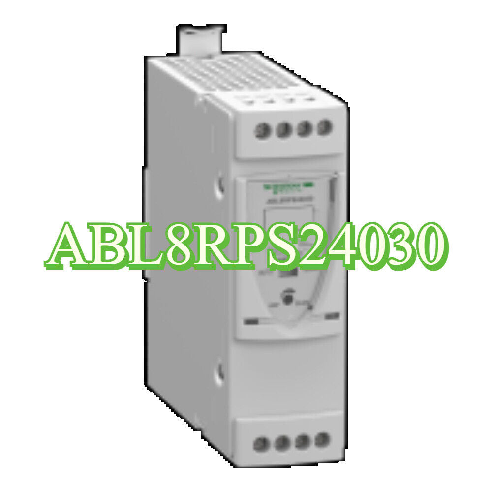 Schneider Electric ABL8RPS24030 power supply, 24VDC output, DIN rail mounting