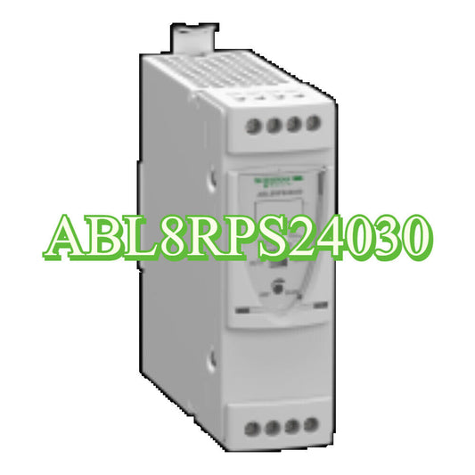 Schneider Electric ABL8RPS24030 power supply, 24VDC output, DIN rail mounting