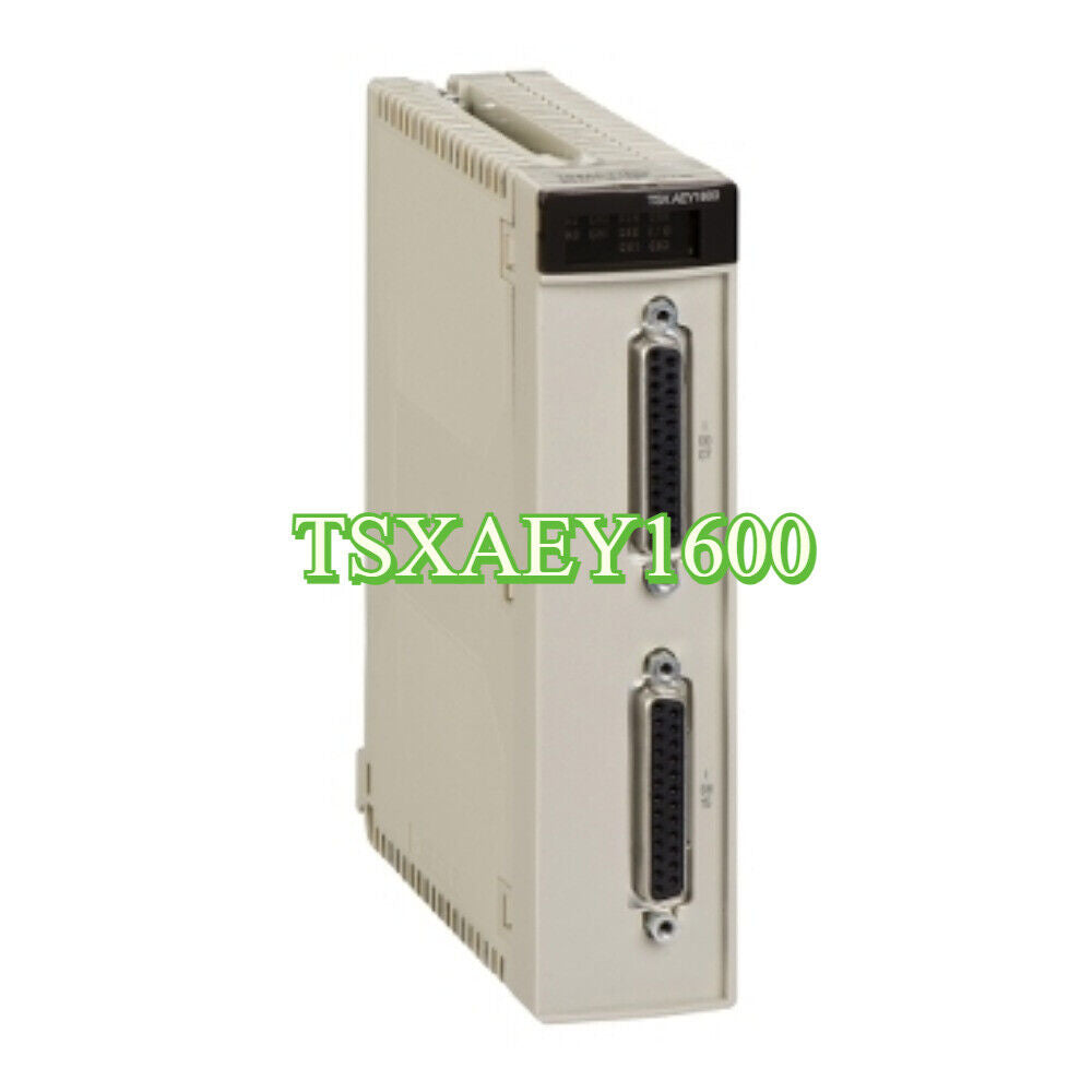 Schneider TSXAEY1600 Analog PLC Input Module, industrial automation component with connectors