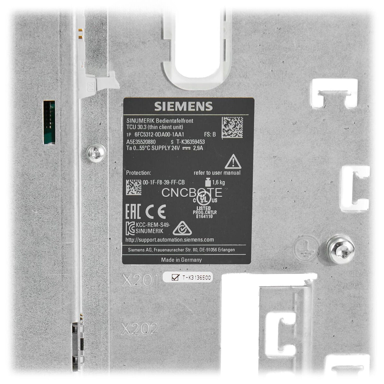 Siemens SINUMERIK 840D TCU 30.3 control unit 6FC5312-0DA00-1AA1 industrial automation part, Made in Germany