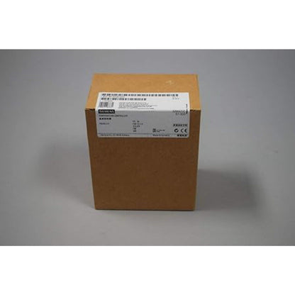 Siemens Simatic S7-300 temperature controller module in its original cardboard packaging, industrial automation part.