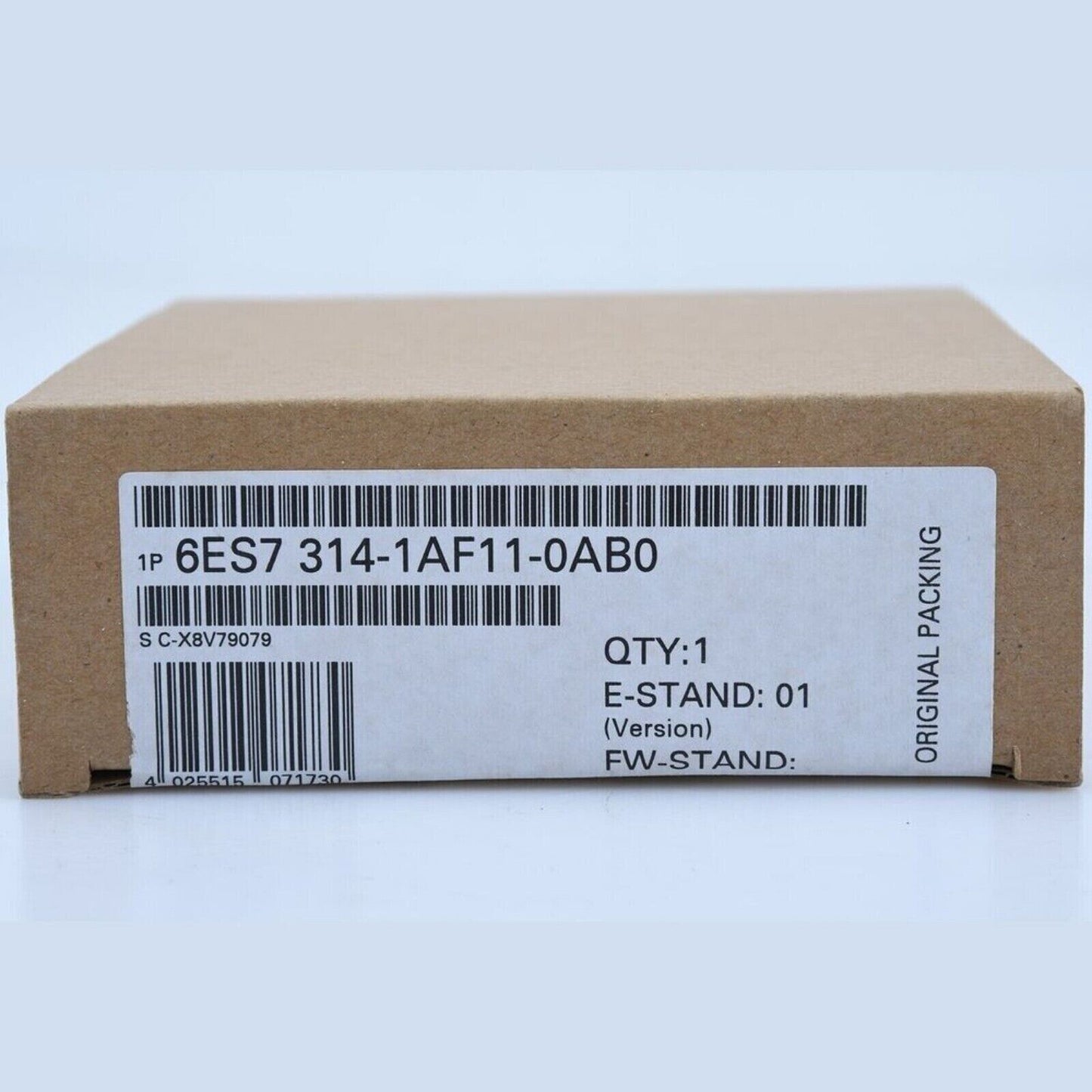 Siemens SIMATIC S7-300 PLC 6ES7 314-1AF11-0AB0 product packaging, original packing