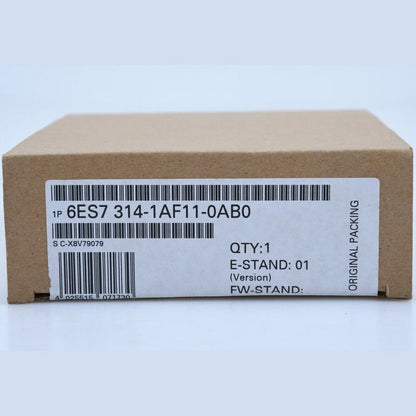 Siemens SIMATIC S7-300 PLC 6ES7 314-1AF11-0AB0 product packaging, original packing