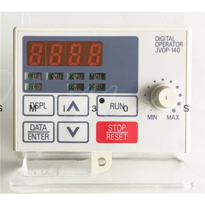 YASKAWA Electric JVOP-140 Digital Operator Controller - White control panel with digital display and buttons.