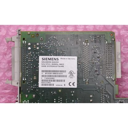Siemens SINUMERIK 840D/DE NCU 573.3 PLC module, 6FC5357-0BB33-0AA1, industrial automation part, Made in Germany