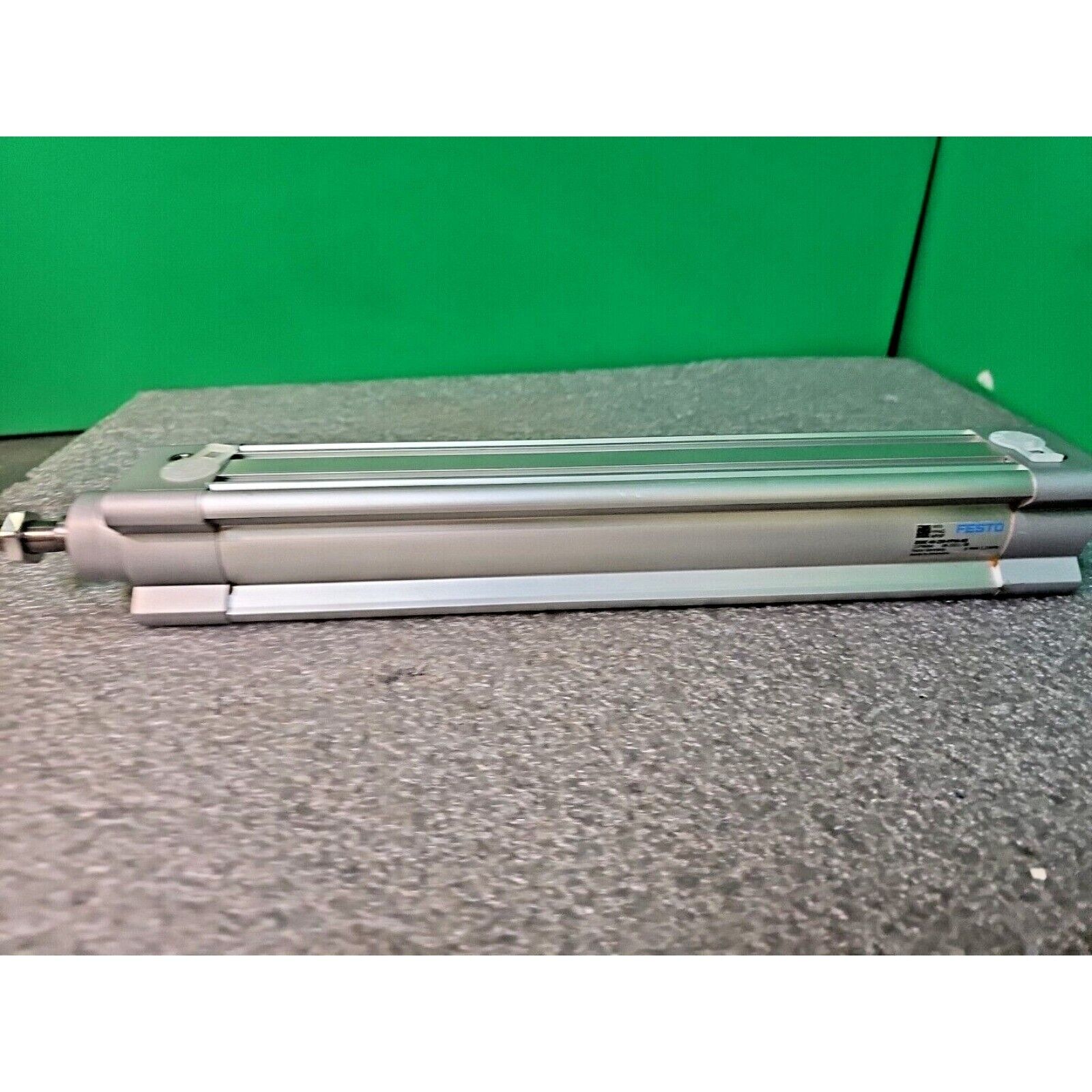 Festo DSBC-40-250-PPVA-N3 ISO cylinder. Industrial automation component with silver finish.