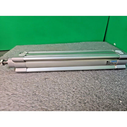 Festo DSBC-40-250-PPVA-N3 ISO cylinder. Industrial automation component with silver finish.