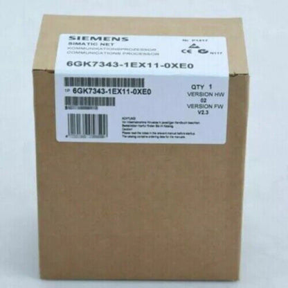 Siemens 6GK7343-1EX11-0XE0 PLC Module, Automation Part, QTY 1, HW 02, FW V2.3
