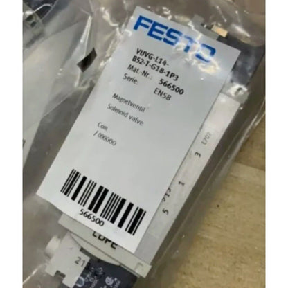 NEW FESTO VUVG-L14-B52-T-G18-1P3 566500 Solenoid Valve