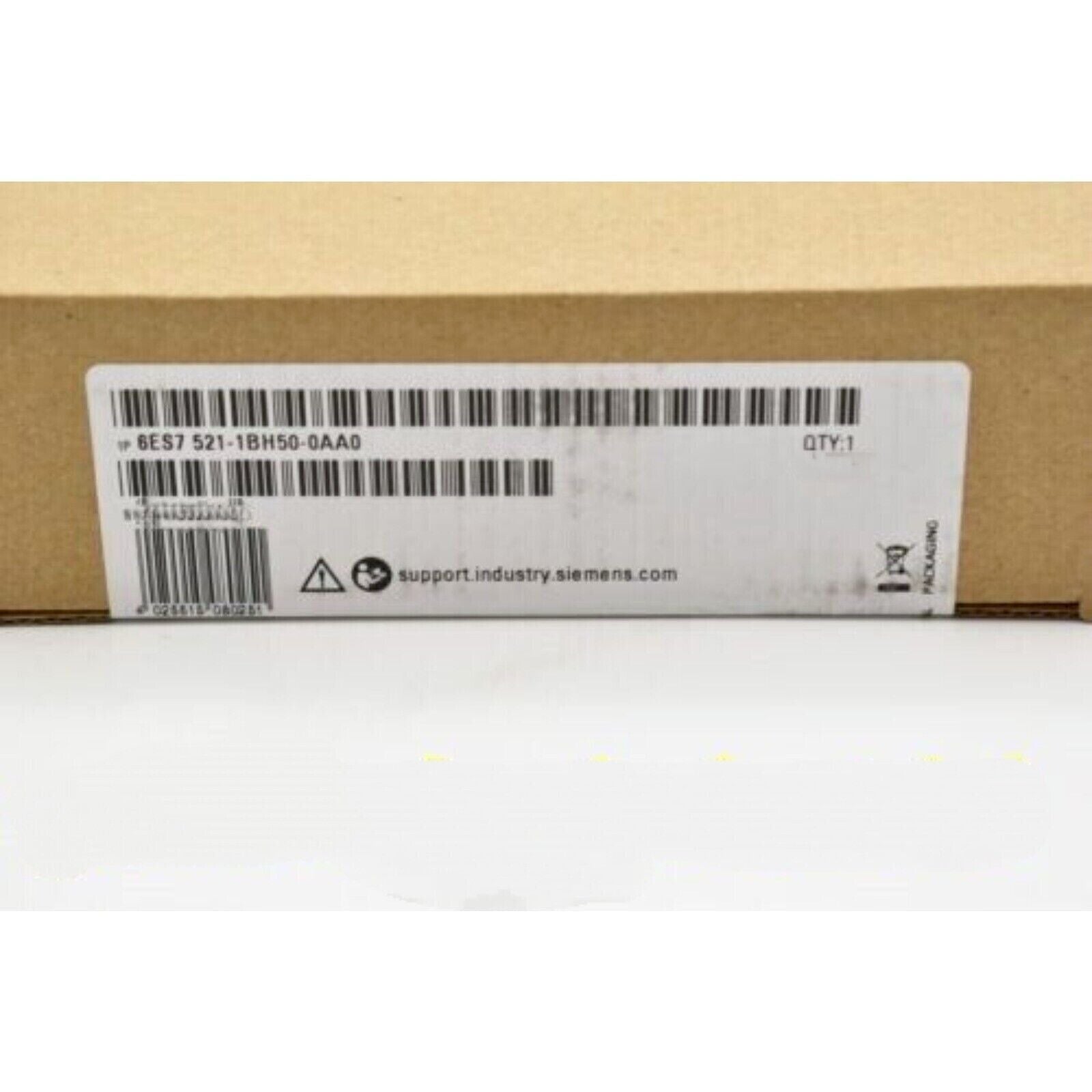 Siemens S7-1500 Digital Input Module Packaging, 6ES7 521-1BH50-0AA0, QTY:1