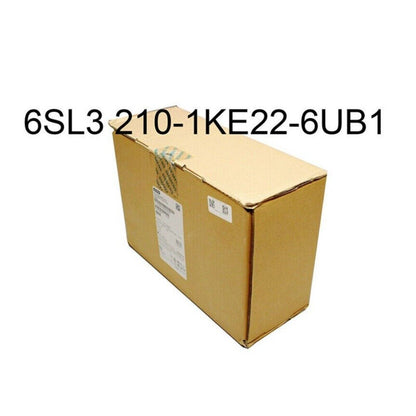 Siemens SINAMICS G120C drive in cardboard box, model 6SL3 210-1KE22-6UB1, industrial automation part