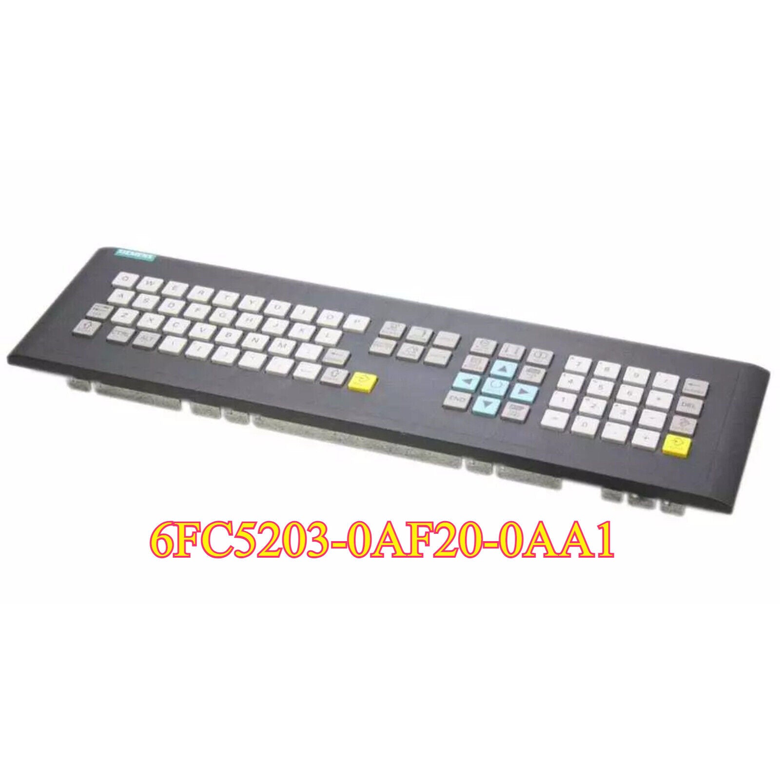 SINUMERIK CNC keyboard 6FC5203-0AF20-0AA1, black with white keys
