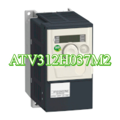 Schneider Electric ATV312H037M2 variable speed drive. Compact design for motor control.
