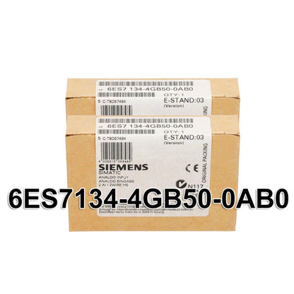 Siemens SIMATIC DP electronic module 6ES7134-4GB50-0AB0, PLC part. Original packaging, industrial automation component.