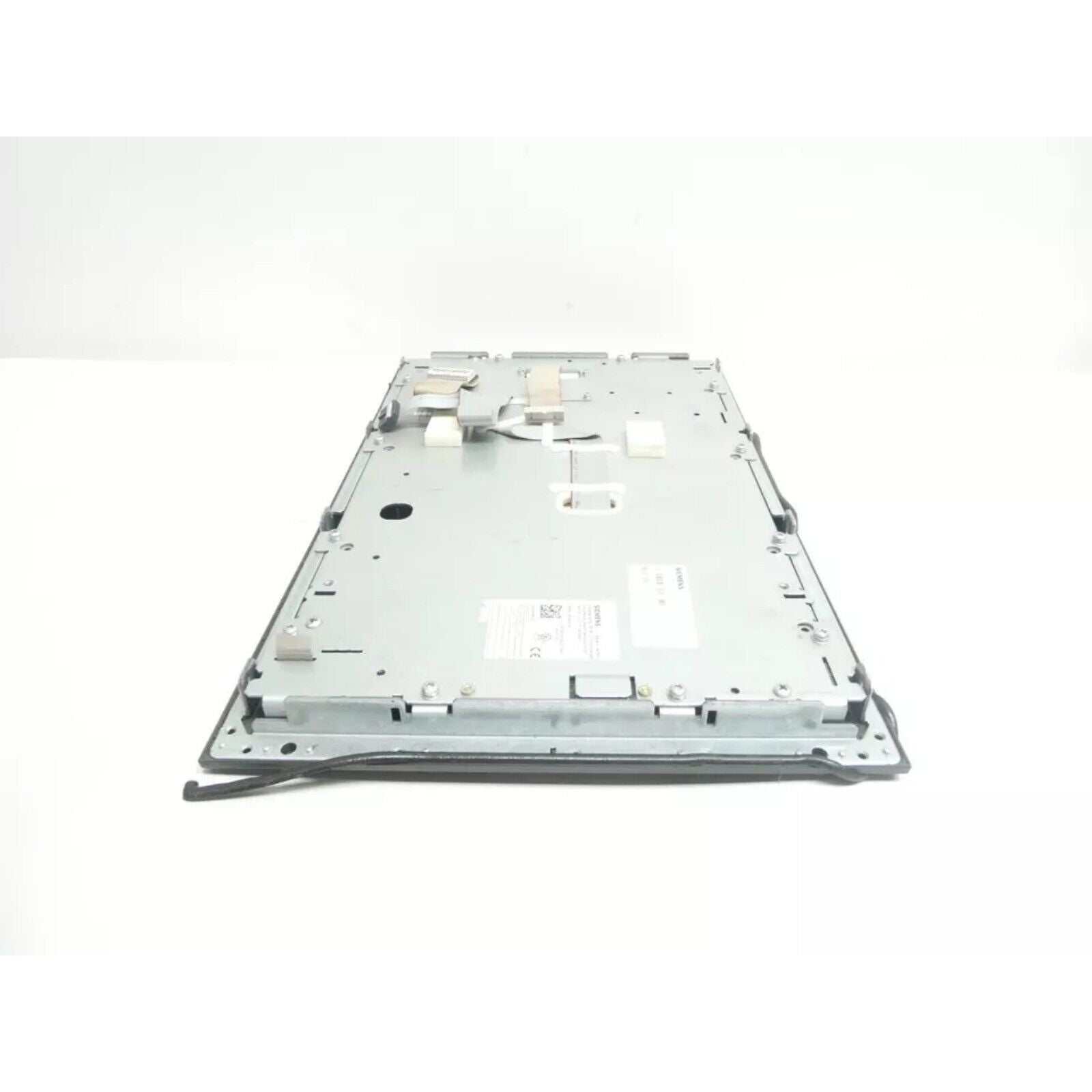 Siemens Sinumerik control panel component, metal plate with connectors. PLC automation equipment.