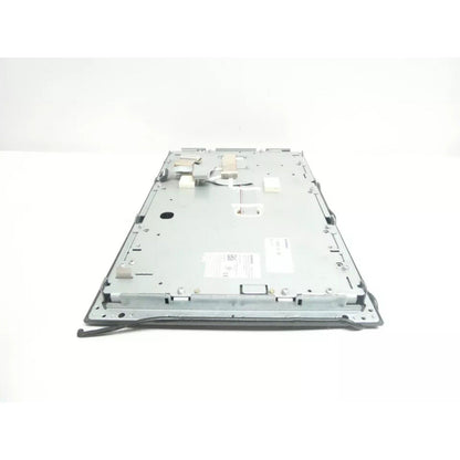 Siemens Sinumerik control panel component, metal plate with connectors. PLC automation equipment.