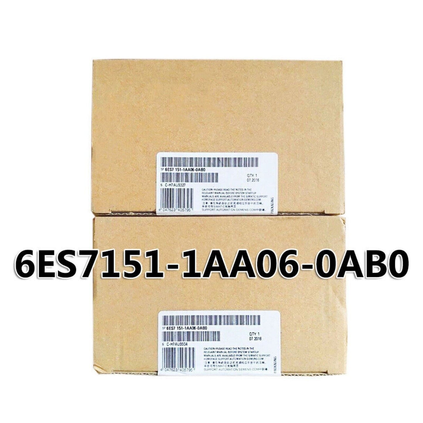 Siemens SIMATIC ET 200S IM151-1 PN DP Interface Module 6ES7151-1AA06-0AB0 in packaging, industrial automation component.