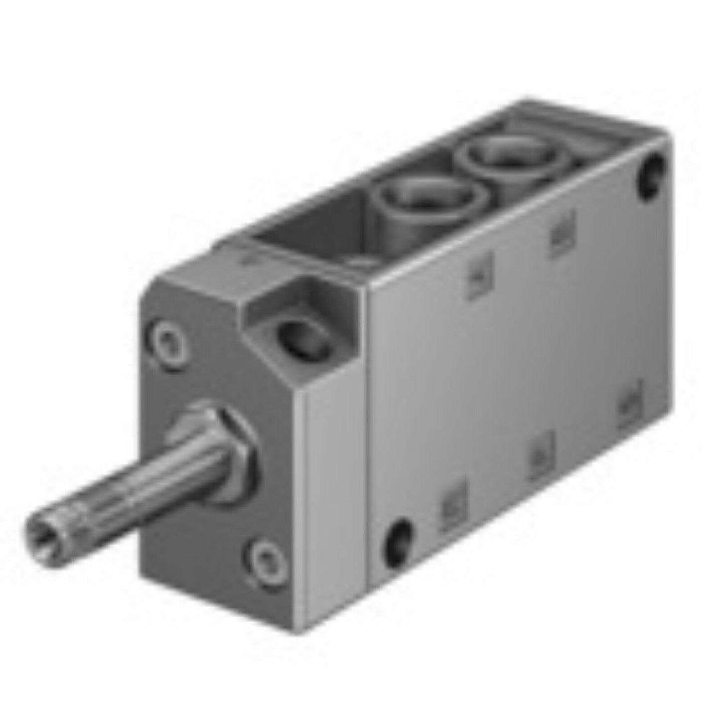 Festo MFH-5-1/4 6211 Solenoid Valve. Industrial automation component with a silver finish.