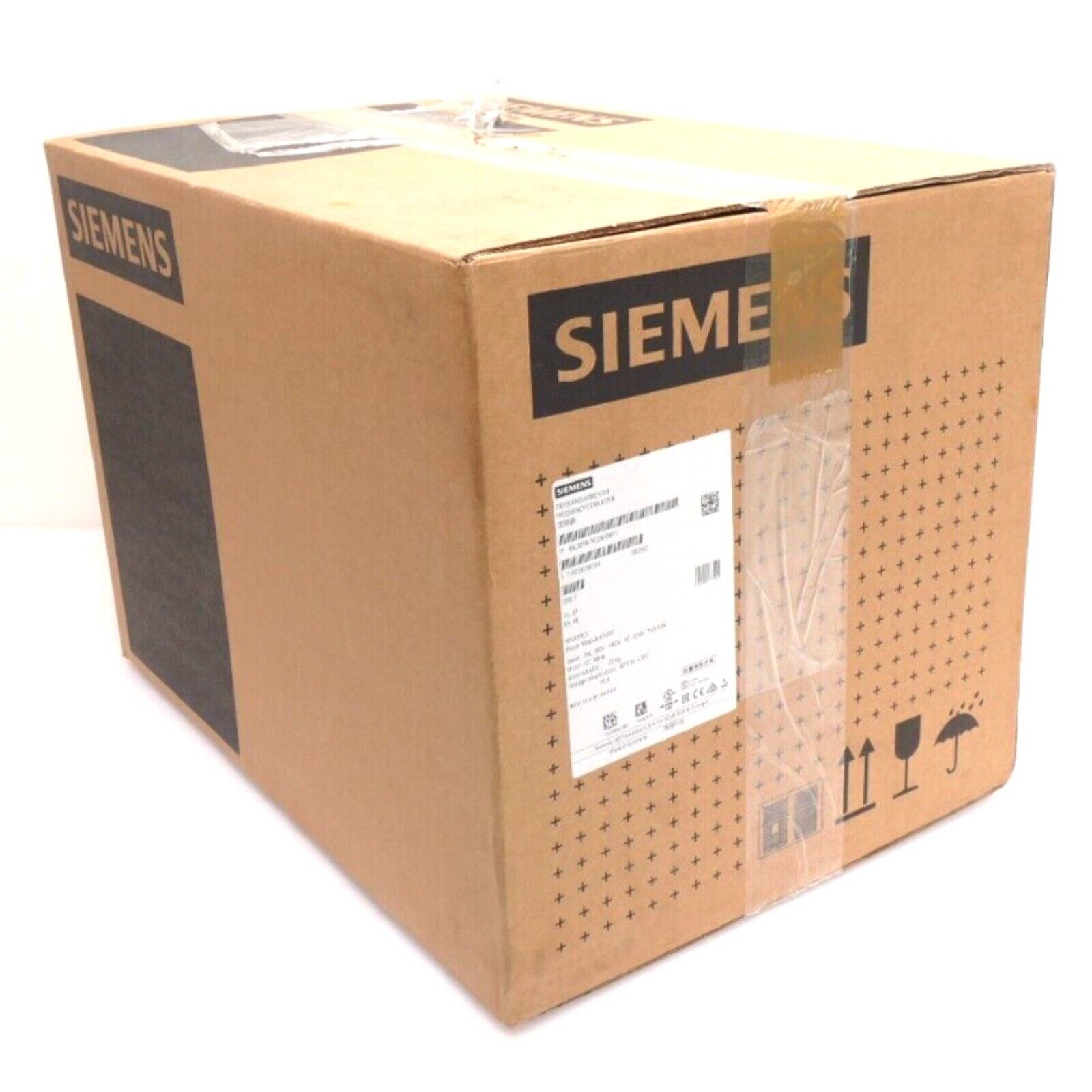 Siemens SINAMICS G120C Inverter in cardboard box, industrial automation part